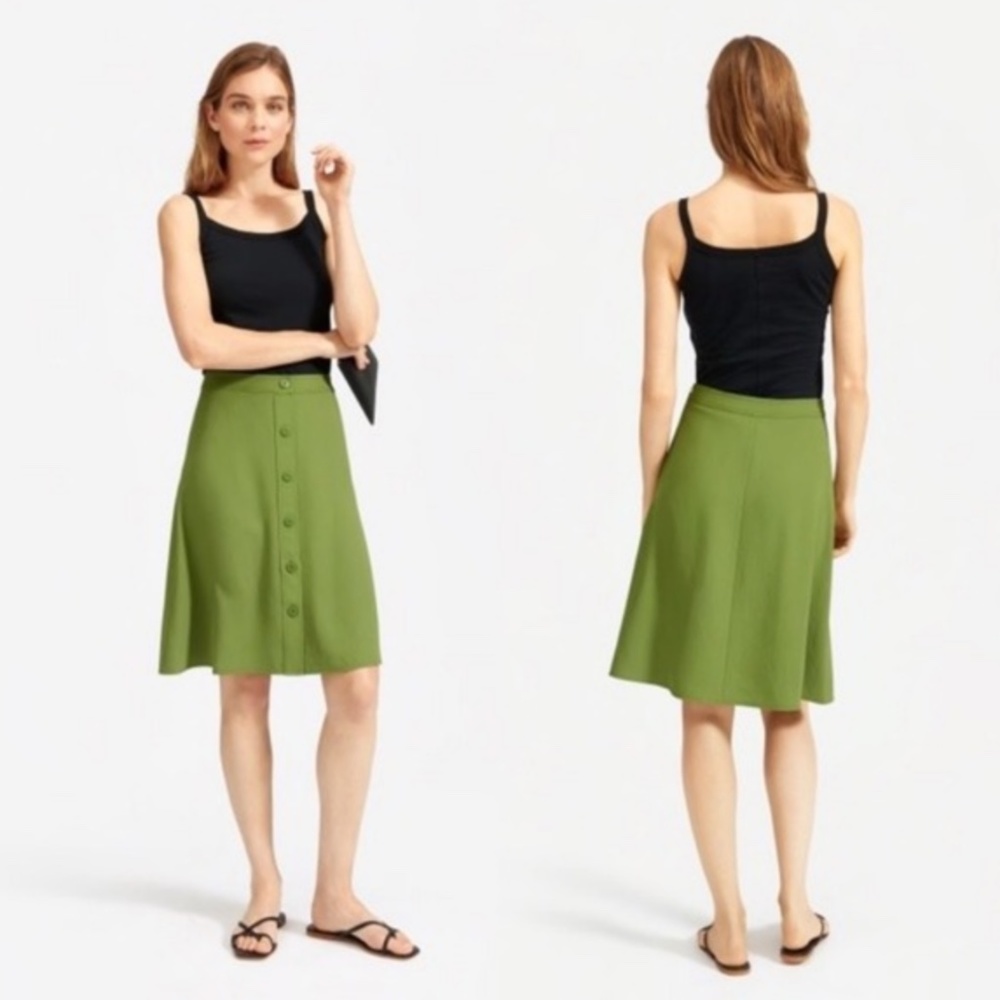 Everlane Japanese GoWeave Swing Skirt